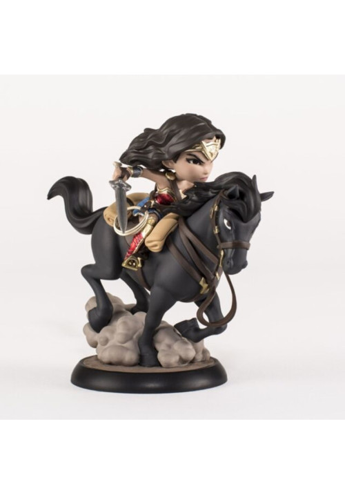 FIGURA WONDER WOMAN A CABALLO  QFIG DC COMICS