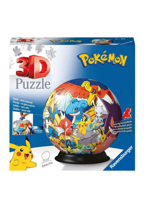 PUZZLE BALL POKEMON 3D - 72 PZAS