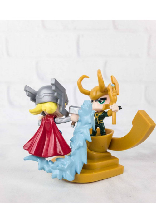 MINI FIGURA THOR VS LOKI MARVEL